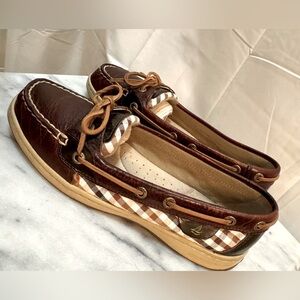Sperry Angelfish Varsity Boat Shoe, Dark Brown